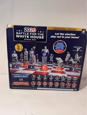 BulbHead 2020 Battle For The White House Chess Set
